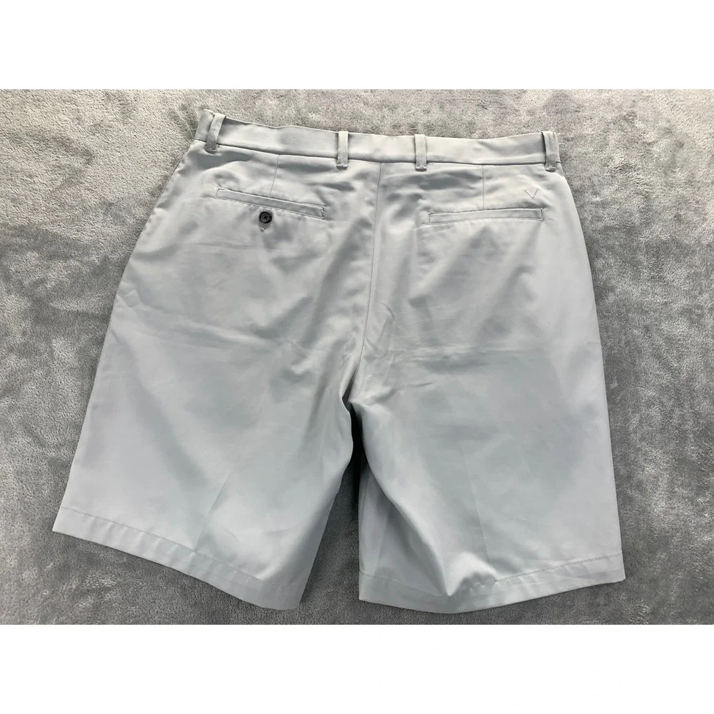 Callaway Golf Shorts Mens Sz 36 Tech Performance Lightweight Gray *Pics
